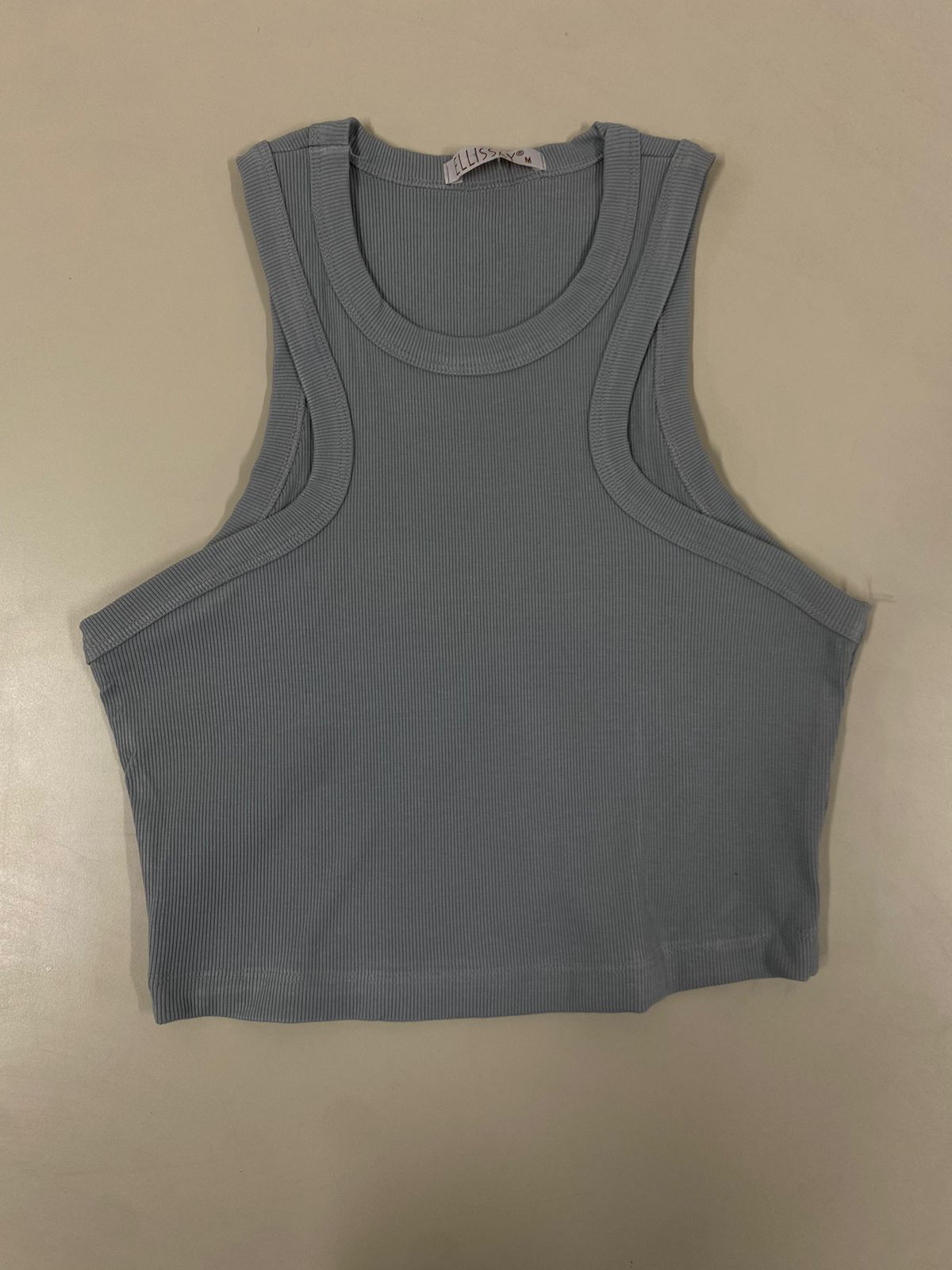 Blusa Cropped Regata Lisa Feminino 050.04.0004