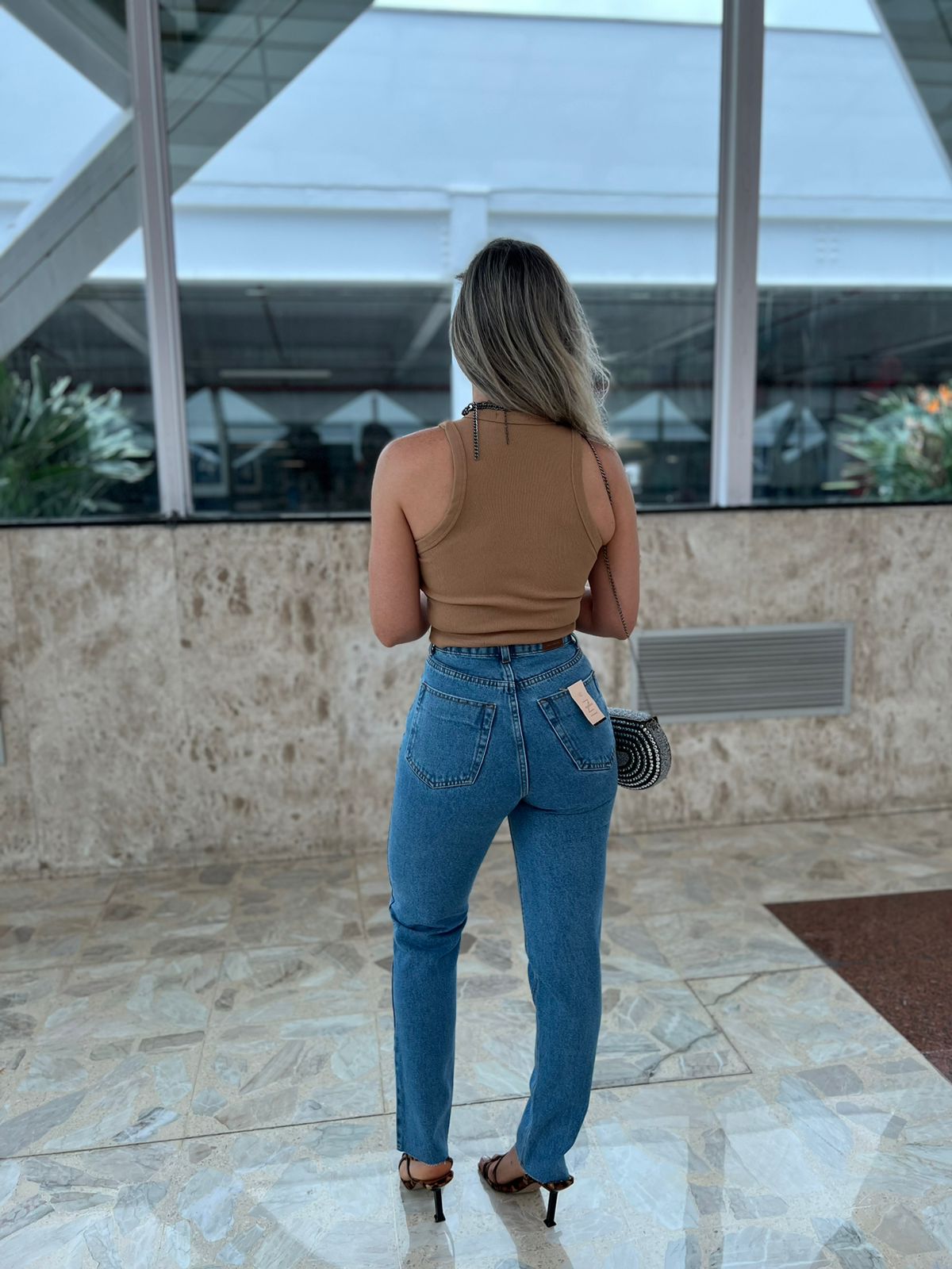 Blusa Cropped Regata Lisa Feminino 050.04.0004