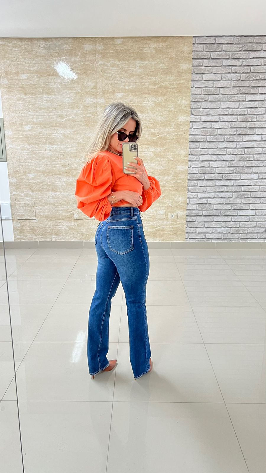 Calça Reta Jeans Feminino 013.10.0012