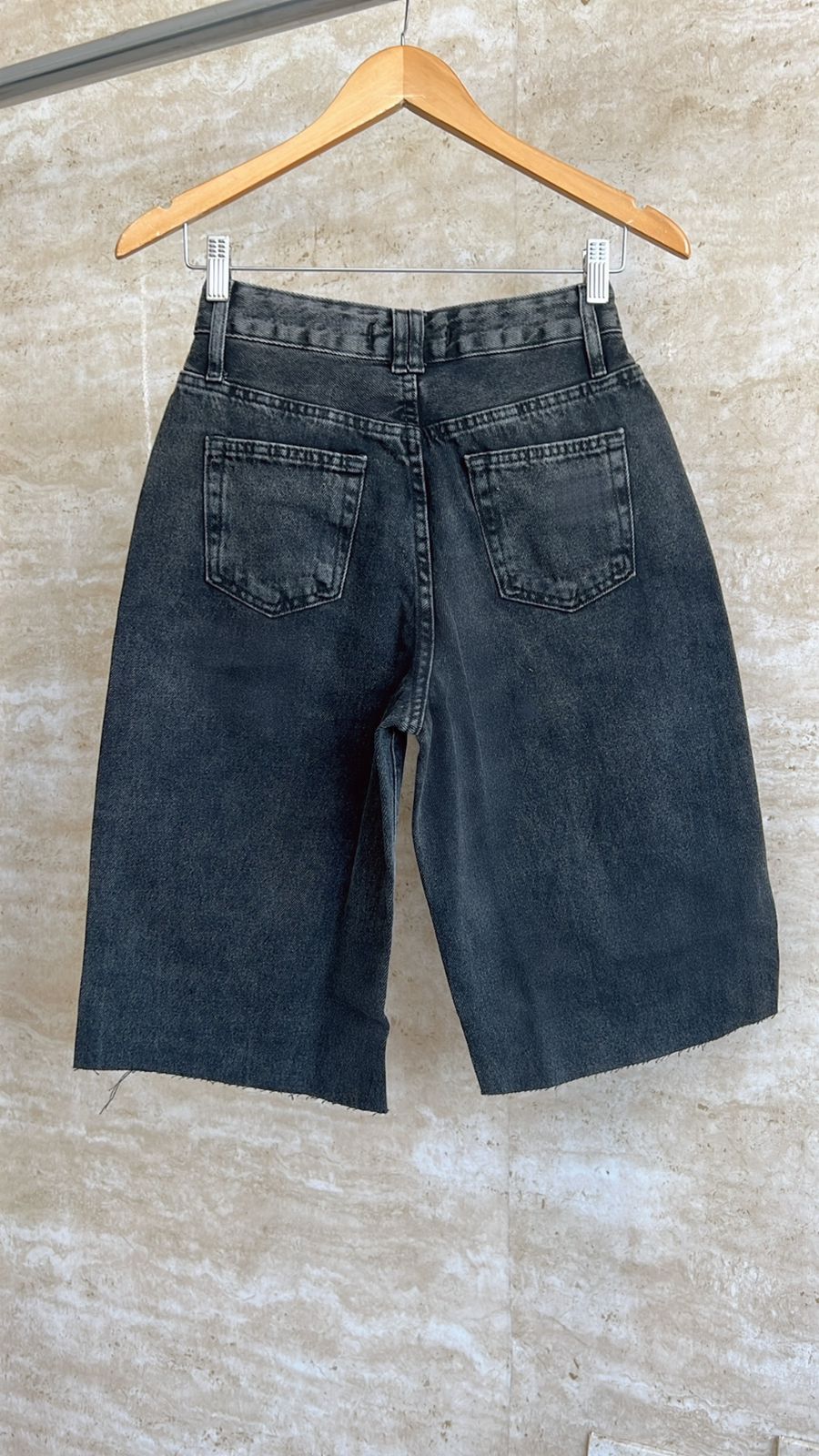 Bermuda Jorts Barra a Fio Jeans Feminino - 018.09.0007