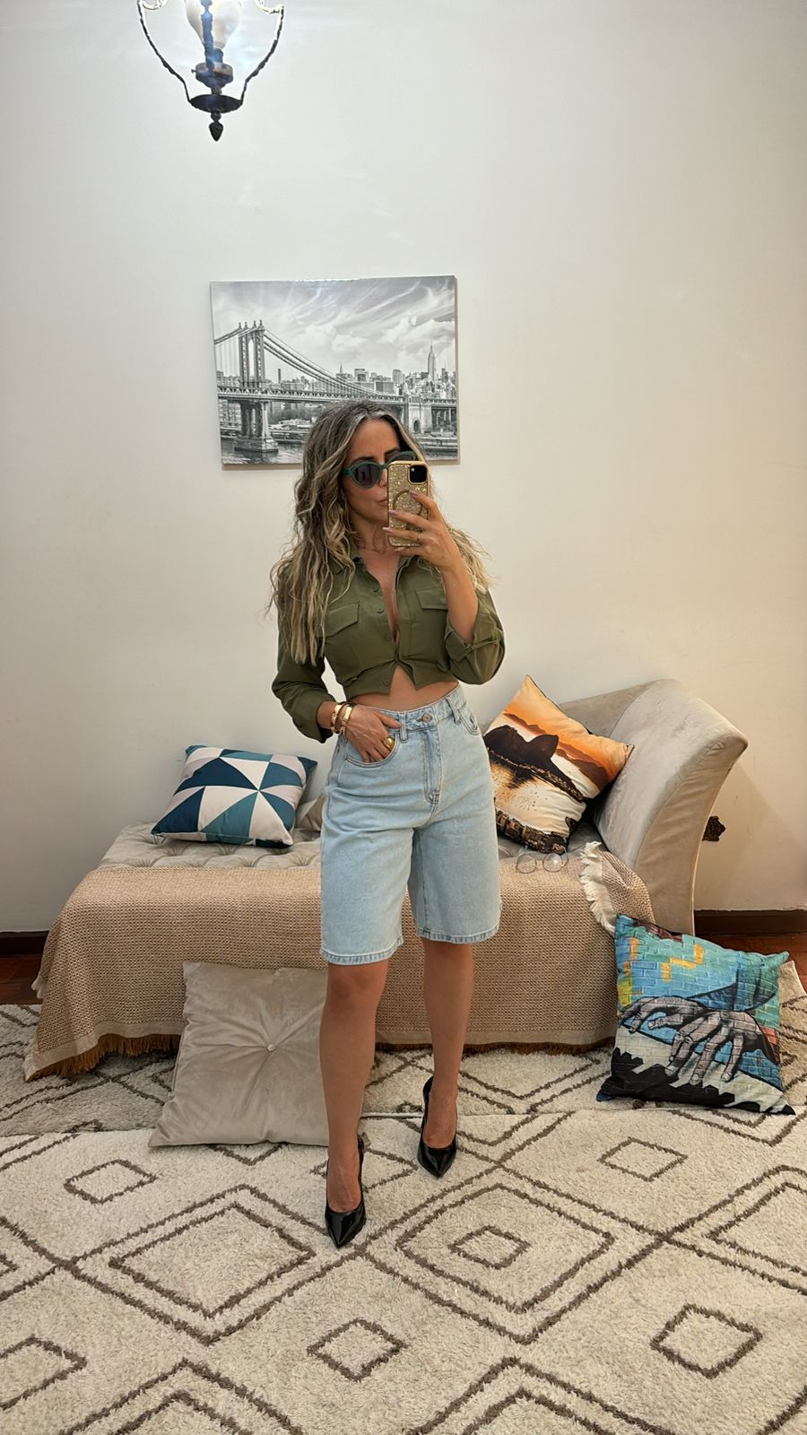 Bermuda Jhorts Jeans Feminina - 018.02.0039