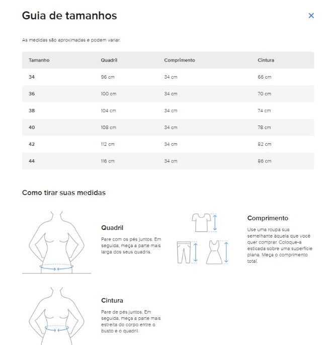SAIA MINI JEANS FEMININO 001.01.0207