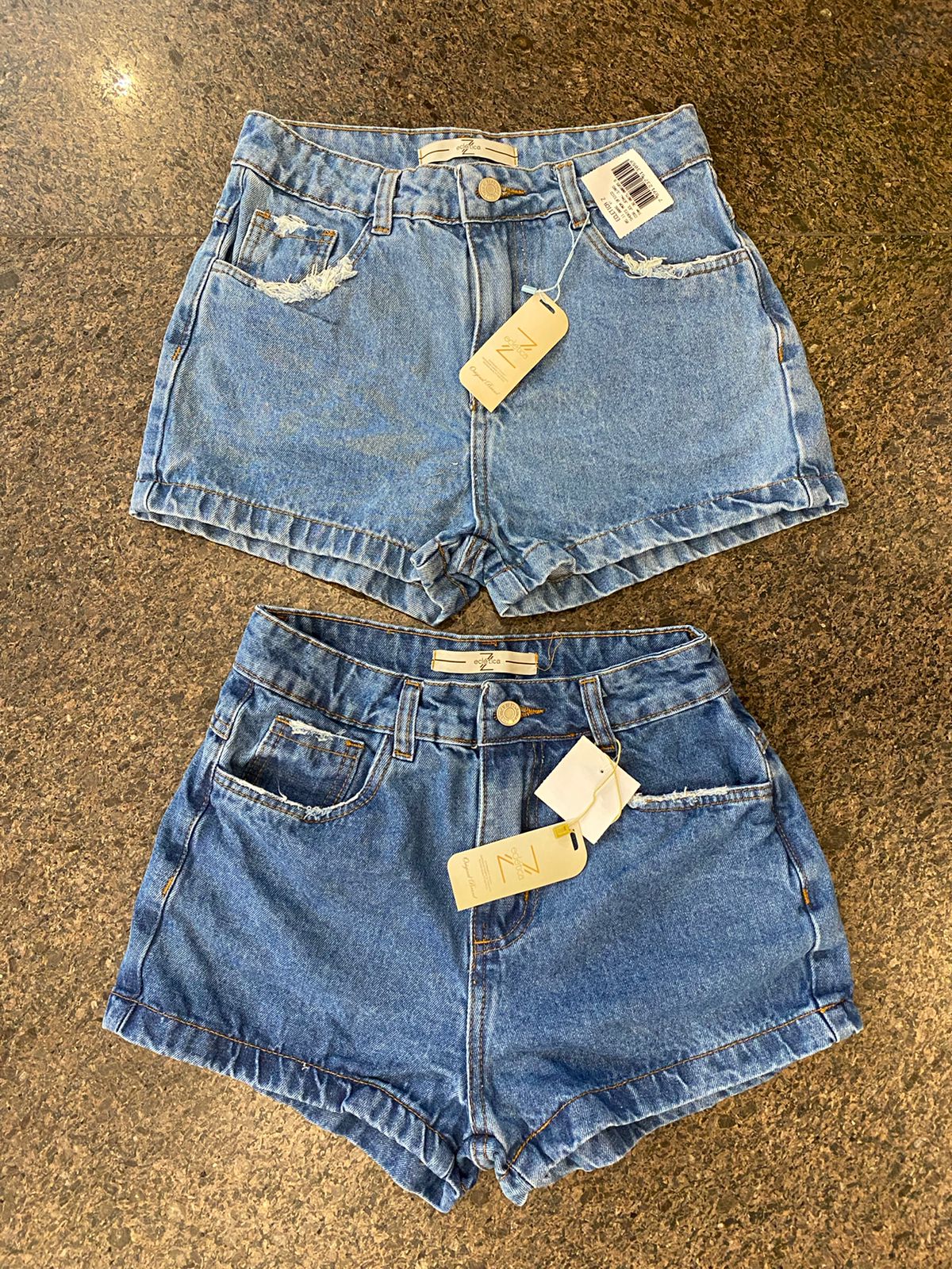 Shorts Mom Básico Jeans Feminino - 05.11.0086