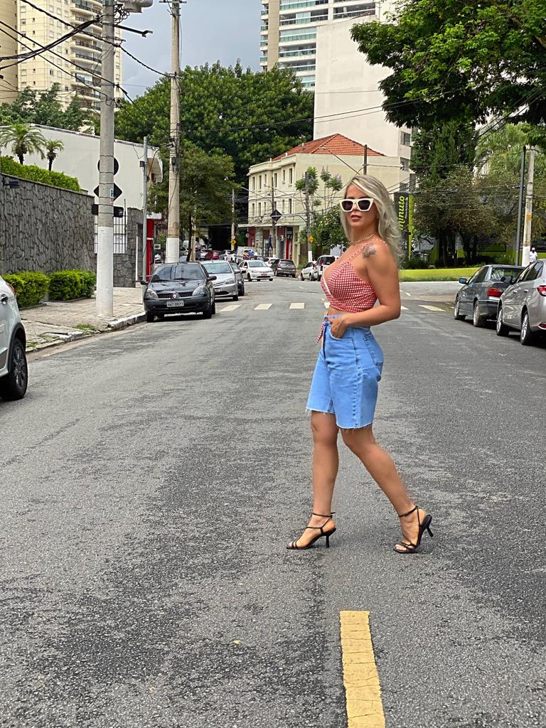 Bermuda Basic Jeans Feminino - 018.01.0001