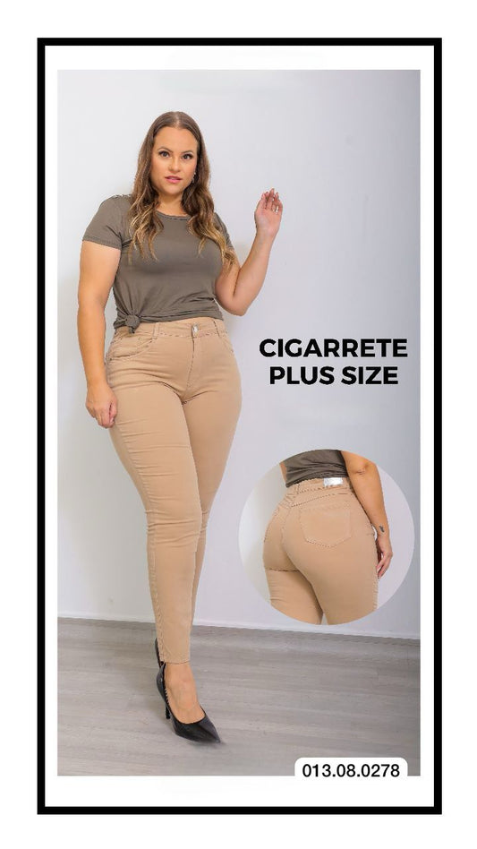 Calça Cigarrete Plus Size - 013.08.0278
