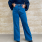 Calça Wide Leg Jeans Feminino 013.42.0076