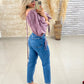 Calça mom jeans feminino Com Abertura 013.22.0094