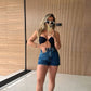 Shorts Mom Básico Jeans Feminino 005.11.0124