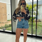 Shorts Mom Básico Jeans Feminino 005.11.0124
