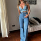 Calça Flare Wide Jeans Feminino 013.54.0001