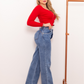 Calça Wide Leg Jeans Feminino - 013.42.0072