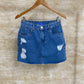 Mini Saia Jeans Feminino - 001.01.0209