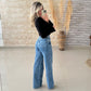 Calça Wide Leg Jeans Feminino - 013.42.0072