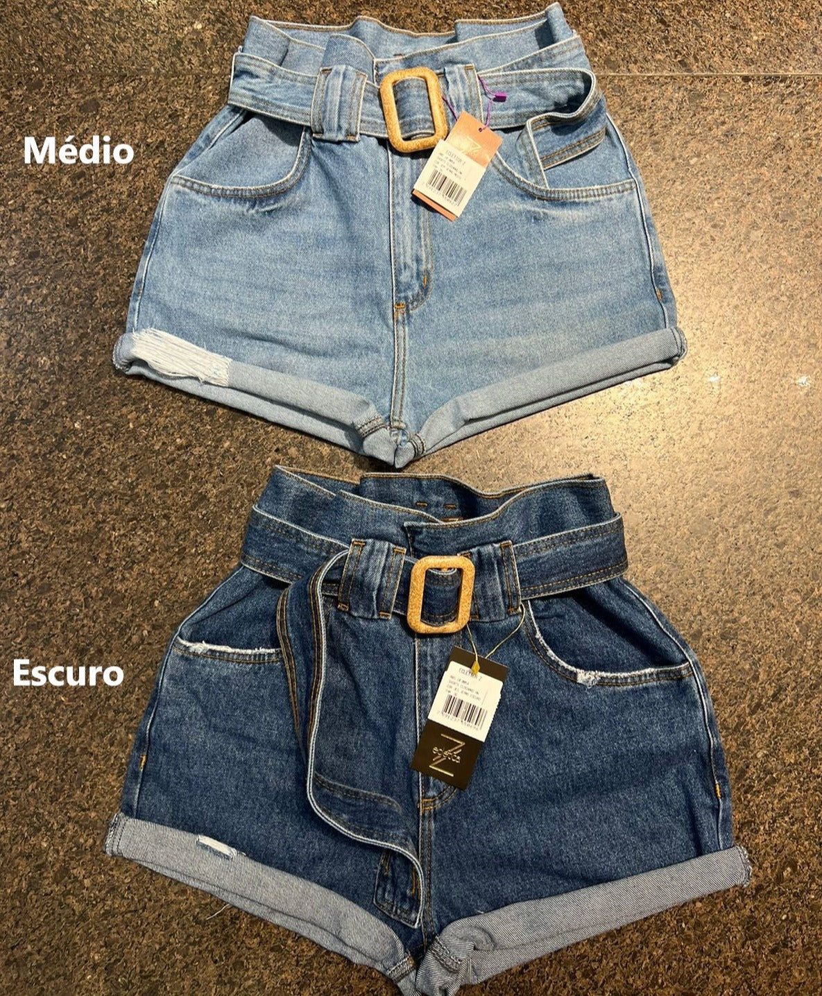 Shorts Clochard Anti Fit Jeans Feminino - 005.10.0054