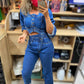 Blusa Cropped Jeans Feminino - 21.19.0003