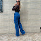 Calça Wide Leg Cargo Cibele Jeans Feminino - 013.42.0064