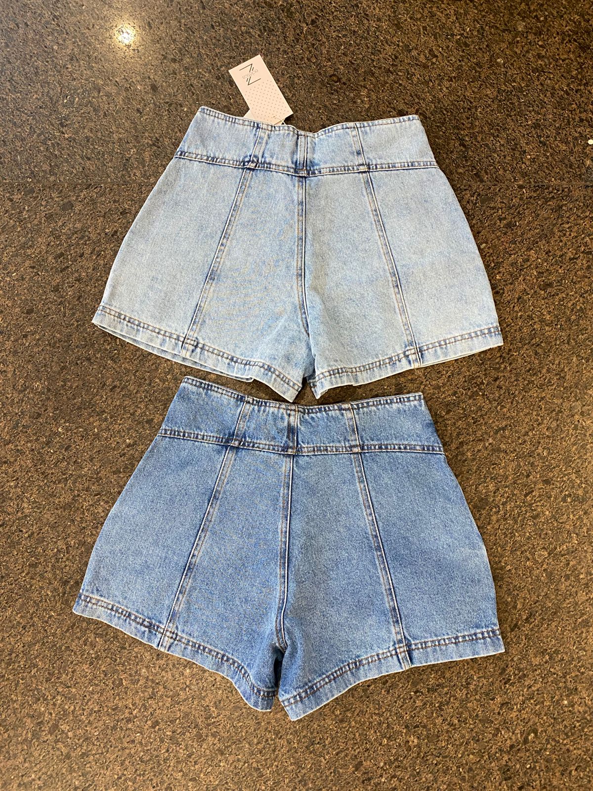 Shorts Com Pence Jeans Feminino - 05.28.0001