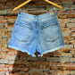 Shorts Mom Barra Desfiada Jeans Feminino - 005.11.0121