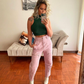 Calça Cargo Com Zíper Jeans Feminino - 13.28.0005